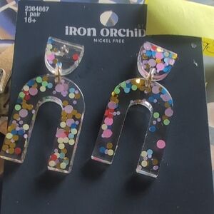 Iron Orchid Studio Confetti Earrings​These New With Tags (NWT) Iron Orchid Stud